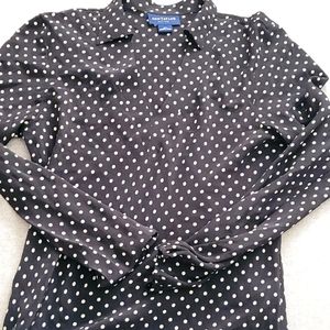 Polka Dot Ann Taylor Blouse